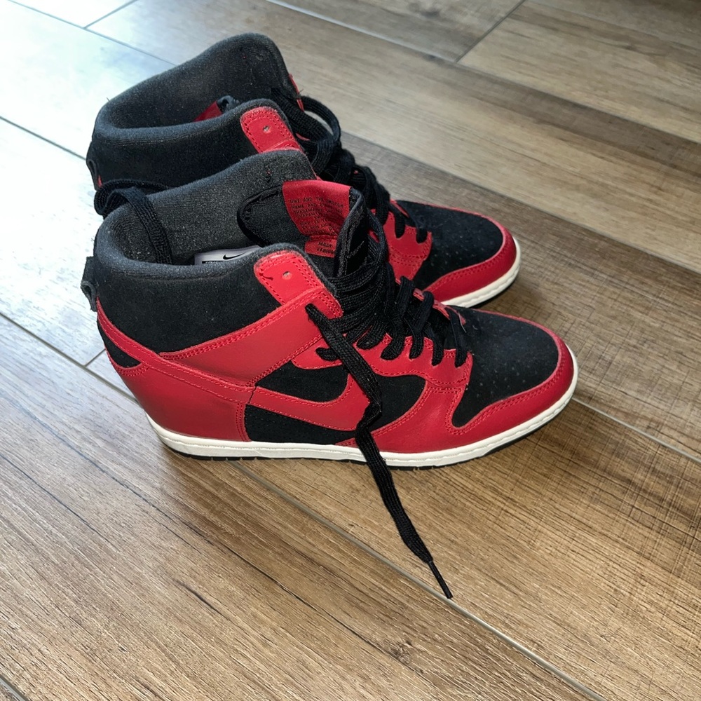 Nike Dunk sky hi hidden heel sneakers
